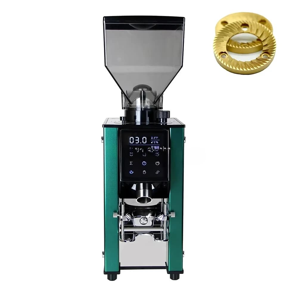Professional 64mm Espresso Coffee Grinder Tamper with Touch Screen Espresso Bean Machine for Sale Automatic Coffee Bean Grinders