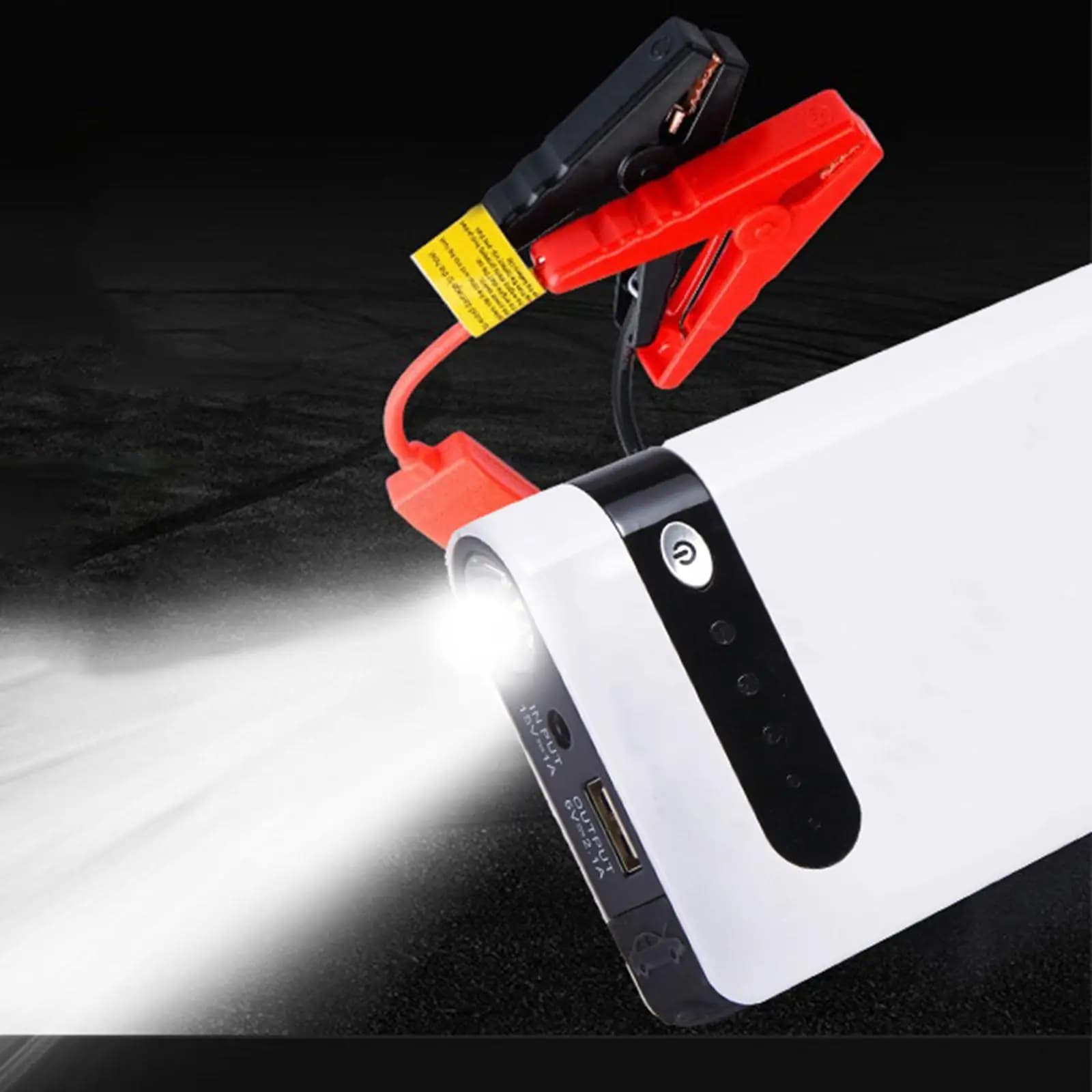 Avviatore d'Emergenza per Auto Portatile 8000mAh Power Bank Caricabatterie per MP4 Telefono Cellulare Tablet