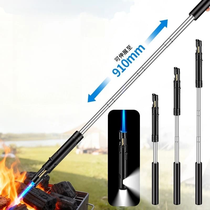 New Home Portable Stretchable with Beer, Inflatable Straight Jet Windproof Lighter, Spray Gun, High Temperature Windproof