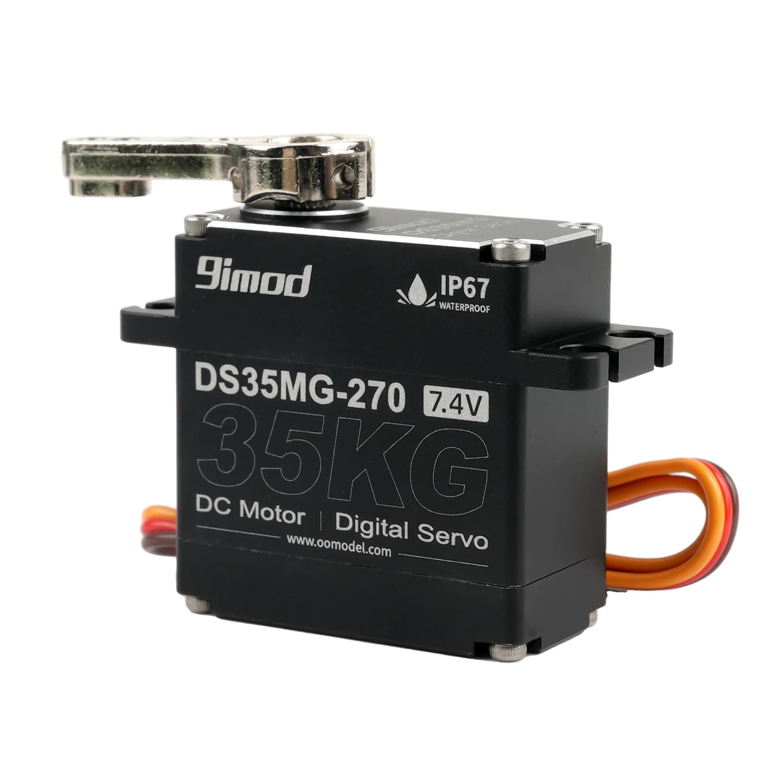 Servo Digitale DS35MG 25kg/35kg IP67 con Ingranaggi in Metallo DS25MG 180 ° /270 ° Servomotori per Auto RC Crawler trx4 Scx10 1/8 1/10