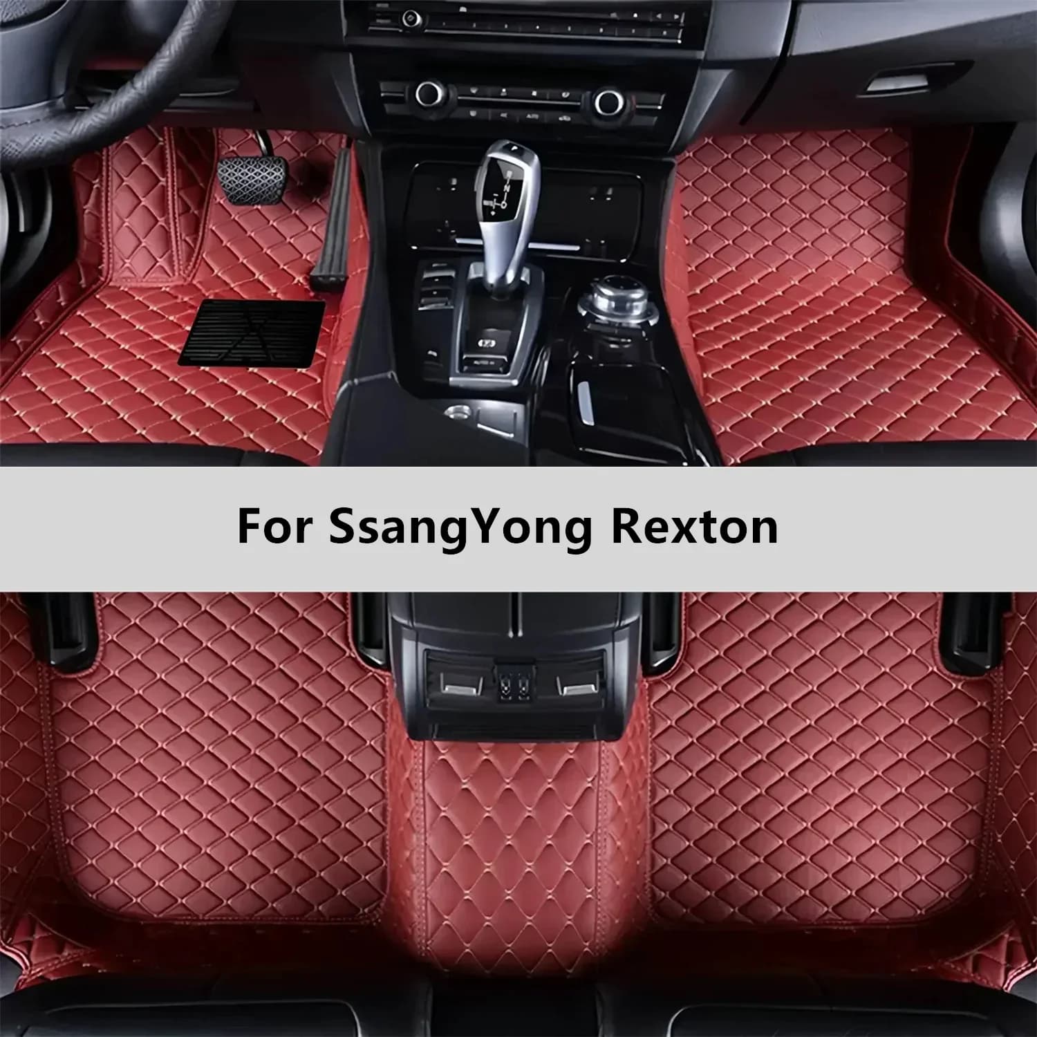 Tappetini auto personalizzati per SsangYong Rexton 2020 2021 2022 2023 2024 2025 2026 Tappetino Tappetino per auto Accessori Accessori interni