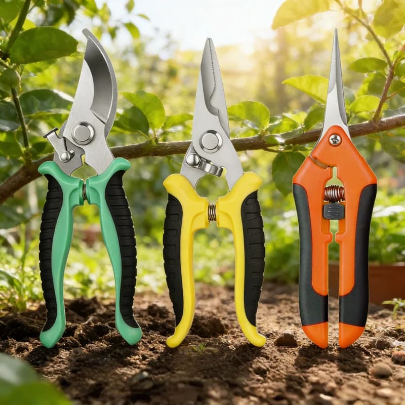 Pruning, pruning, gardening scissors set, bonsai, orchard, flower branches, fruit branches, garden multi-purpose tools, stainles