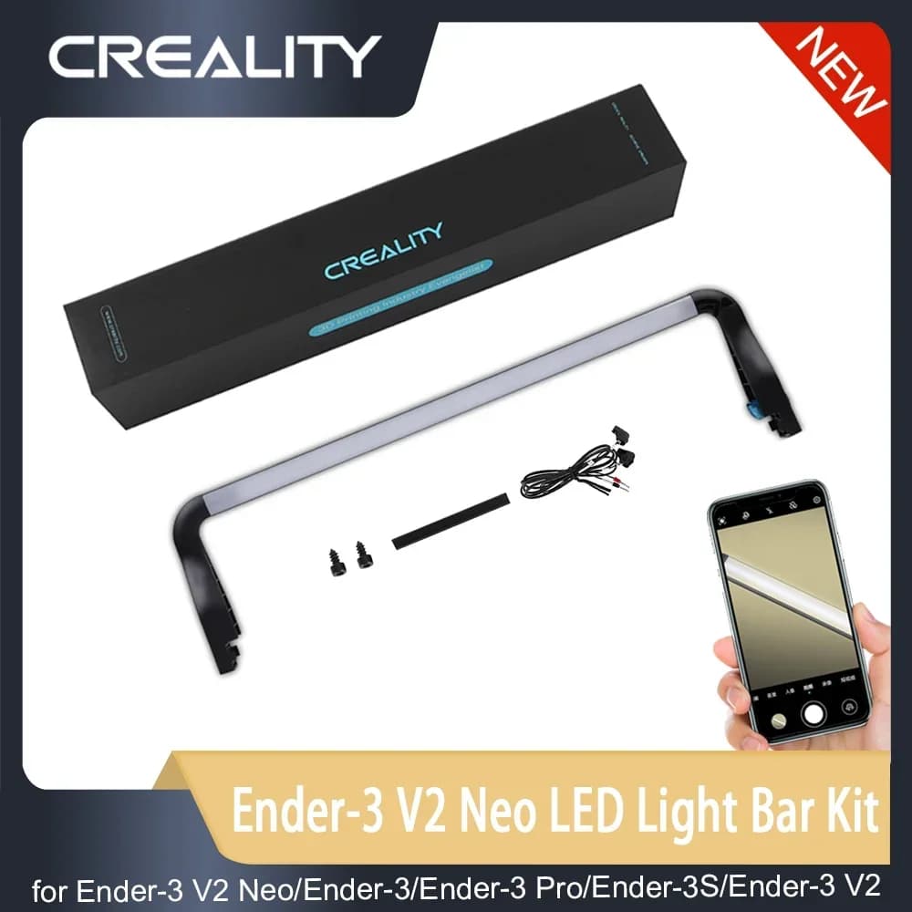 CREALITY Ender-3 V2 Neo LED Light Bar Kit 24V/5W 3D Printer Part for Ender-3 Neo/Ender-3/Ender-3 Pro/Ender-3S/Ender-3