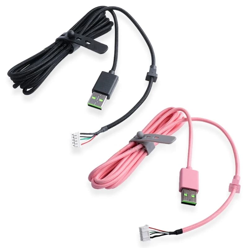 USB Headphone Cable for Razer Kraken Ultimate/Razer Kraken 7.1 V2 RGB/Razer Kraken V3 Wired/Kitty Edition