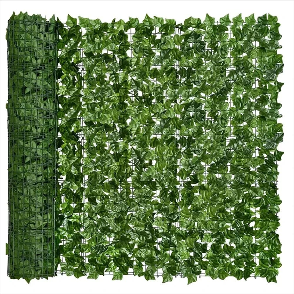 50X200 cm eera artificial hedge leaf green fence panels fake privacy fence screen for home garden outdoor balcony decoration 1X3 m