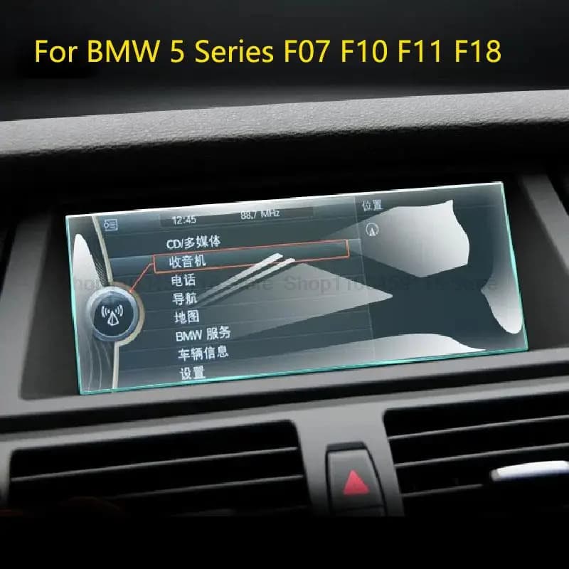 Pellicola proteggi schermo in vetro temperato per BMW Serie 5 F07 F10 F11 F18 2010-2016 Navigazione GPS per auto LCD Touch Display Accessori