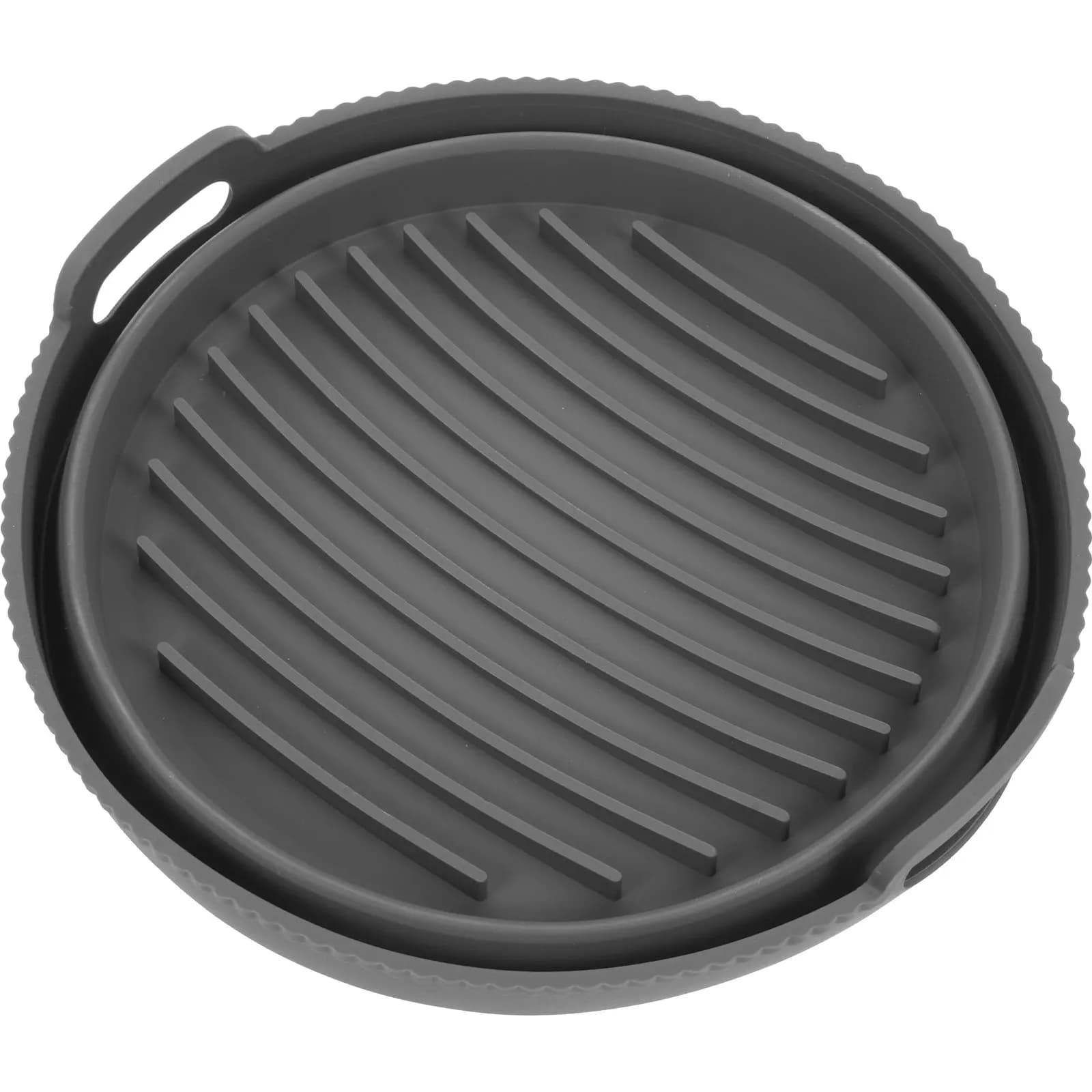 Tappetino in Silicone Riutilizzabile per Friggitrice ad Aria, Pieghevole, Antiaderente, Resistente al Calore, Accessorio da Cucina, Vassoio per Friggitrice ad Aria