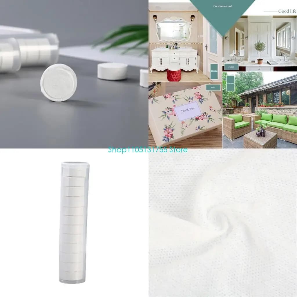 K0EF Sterilized Hygienic Compressed Towel Portables Travel Nonwoven Face Towel