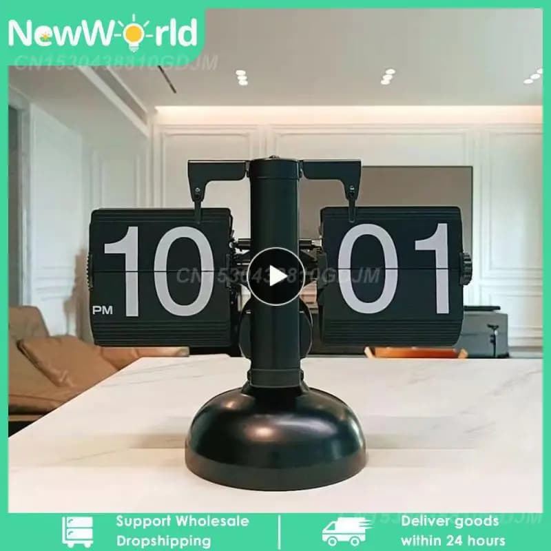 Modern Style Furniture Sheet Watch Turning Page Time For Home Desktop Furniture With Full Sense Technology Home Decorations Christmas Gifts
