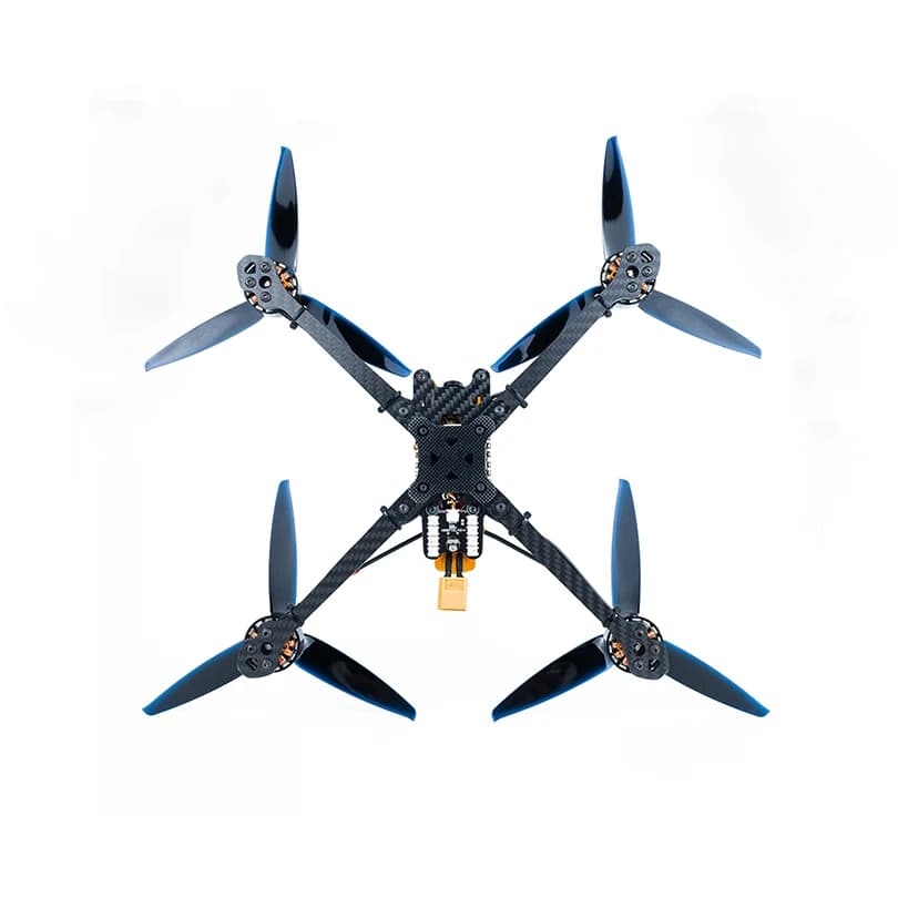 DarwinFPV Darwin129 7 pollici FPV Drone Quadcopters ELRS 2.4G Ricevitore M80 GPS F4 OSD 50A BLHeli_S Dshot600 800mW 1200TVL Fotocamera FPV