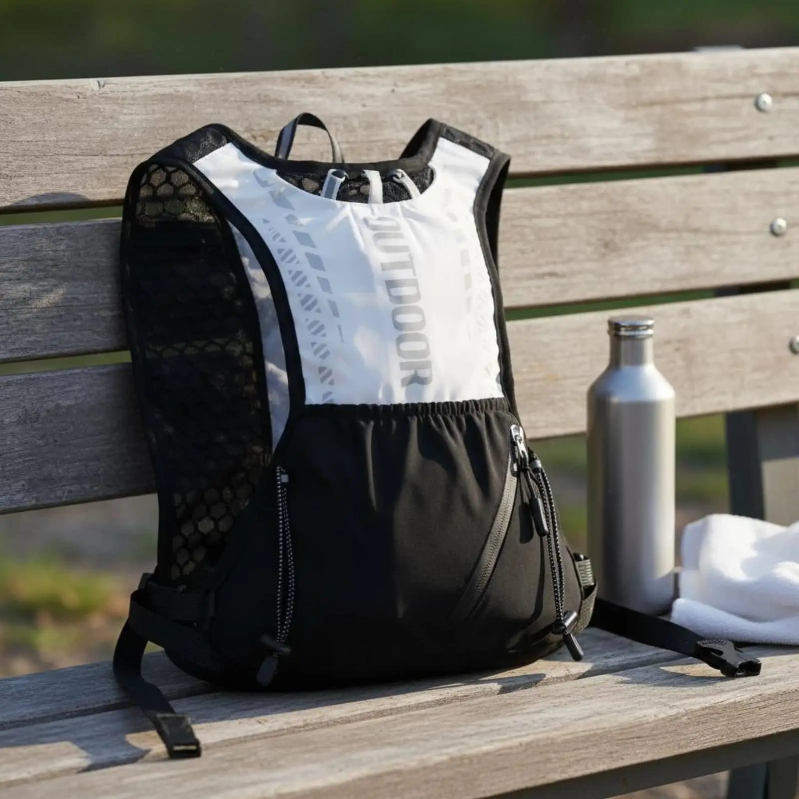 Sports Shoulder Pack Outdoor Marathon Trail Running Hydration Vest Backpack Water Ready for Endurance
