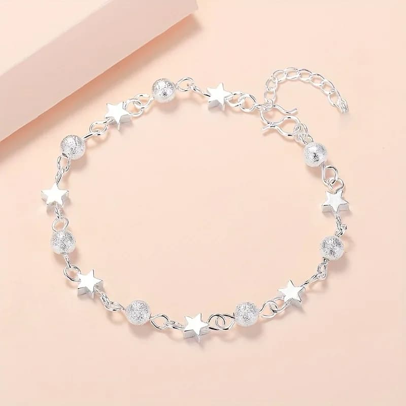 1pc-1 braccialetto con pianeta semplice, elegante e dolce, adatto per ragazze, regali eleganti e dolci per le amiche alla moda del campusqvv