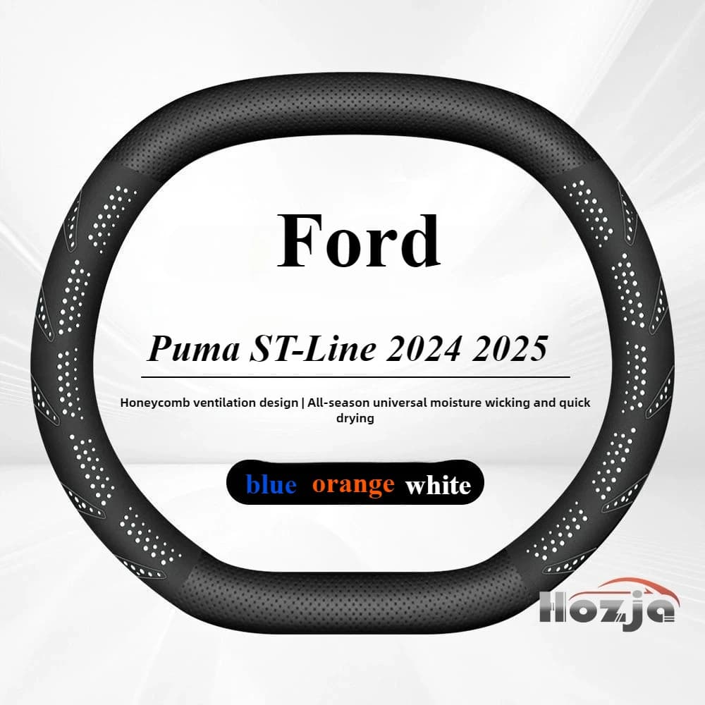 Coprivolante per auto doppio tipo D per Ford PUMA ST-Line 2024 2025 Accessori interni per volante automatico