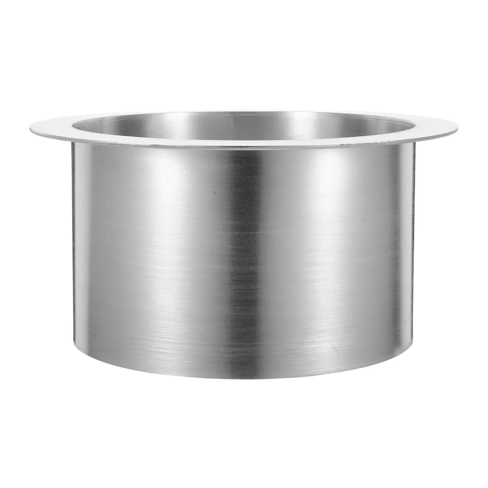 Drop-in Stainless Steel Trash Grommet Round Recessed Countertop Waste Chute for Garbage Can Recycling Bin Undermount Flush