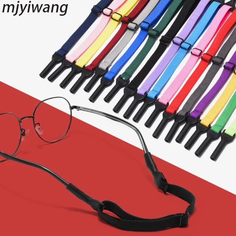 Adjustable elastic strap for sports glasses, anti slip band for glasses, safe grip for basketball, race, outdoor activities