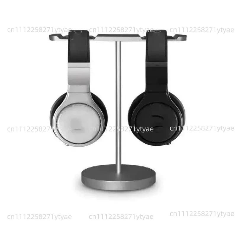 Aluminum Headphone Stand Universal Double Hanger Headphone Stand Desk Display Rack Bracket With Anti-slip Pad For Game Headphone