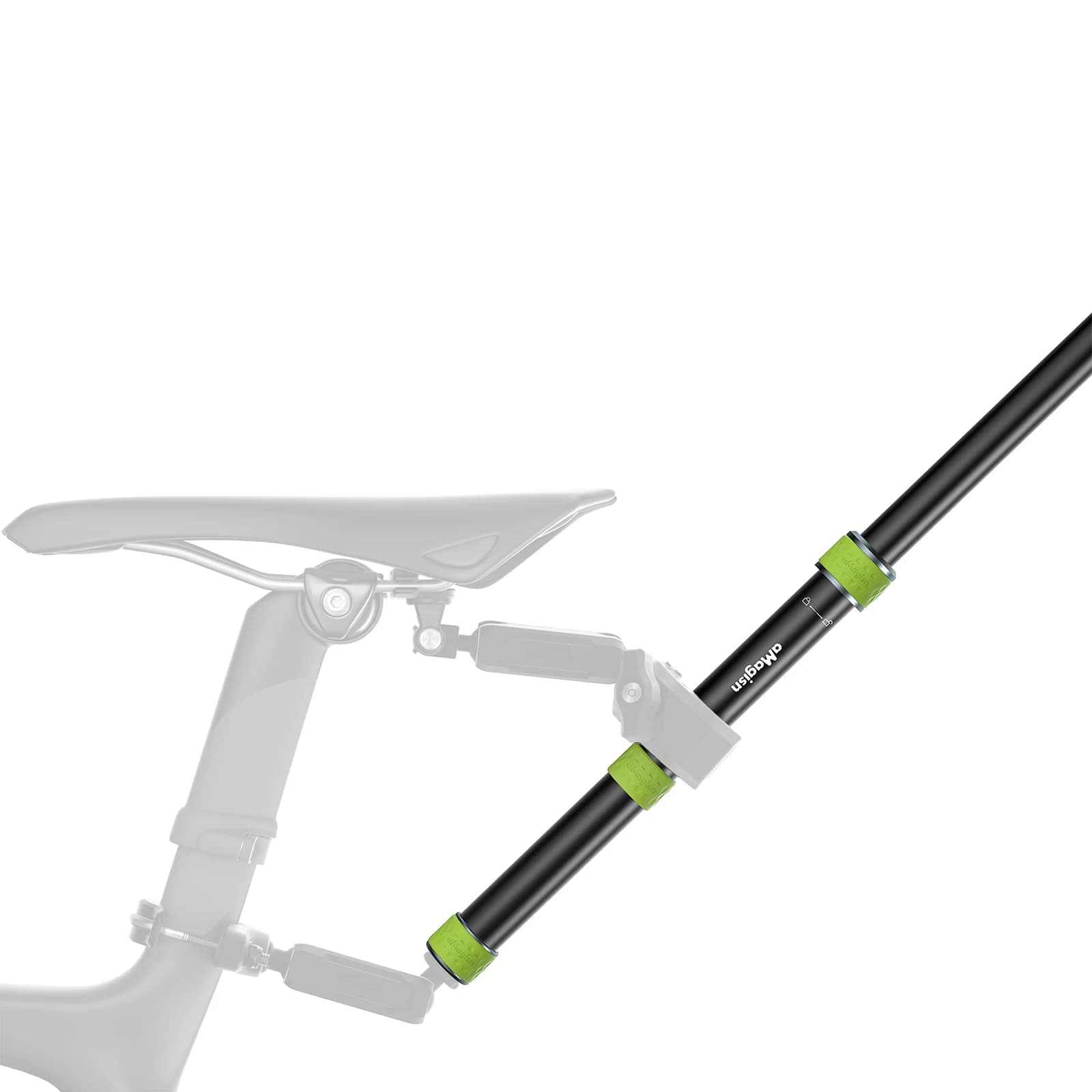 Asta Selfie Professionale per Moto 34-110cm in Metallo con Filettatura 1/4, Asta da Trekking Convertibile Compatibile con GoPro / DJI / Insta360