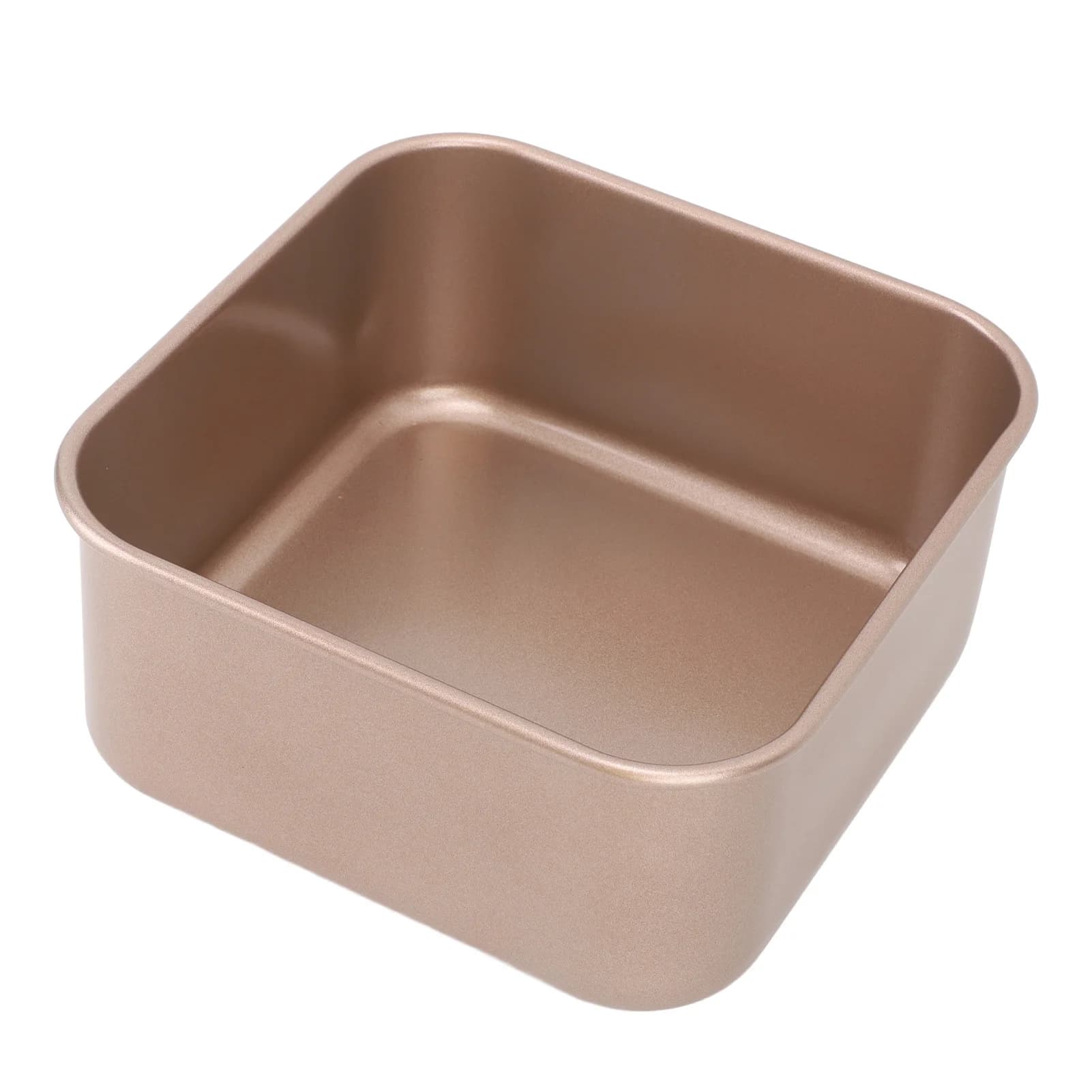 Baking Pan Deep Stick Proof Stackable Thickened Carbon Steel Baking Sheet for Cake Bread Barbecue Gold Deep Baking Sheet