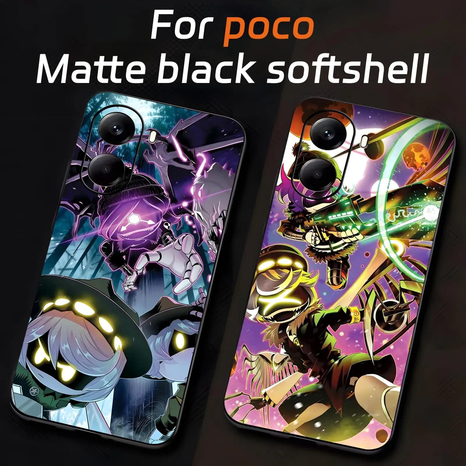 Custodia per telefono Game Murder Drones per Xiaomi POCO M7 M6 M5 X7 X6 X5 F7 F6 F5 Pro 5G, morbida, nera, antiurto