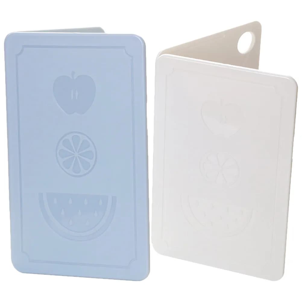 2 Pezzi Taglieri Pieghevoli Portatili in Plastica Premium Antiscivolo per Frutta, Carne, Verdura, Viaggi all'Aperto, Riutilizzabili