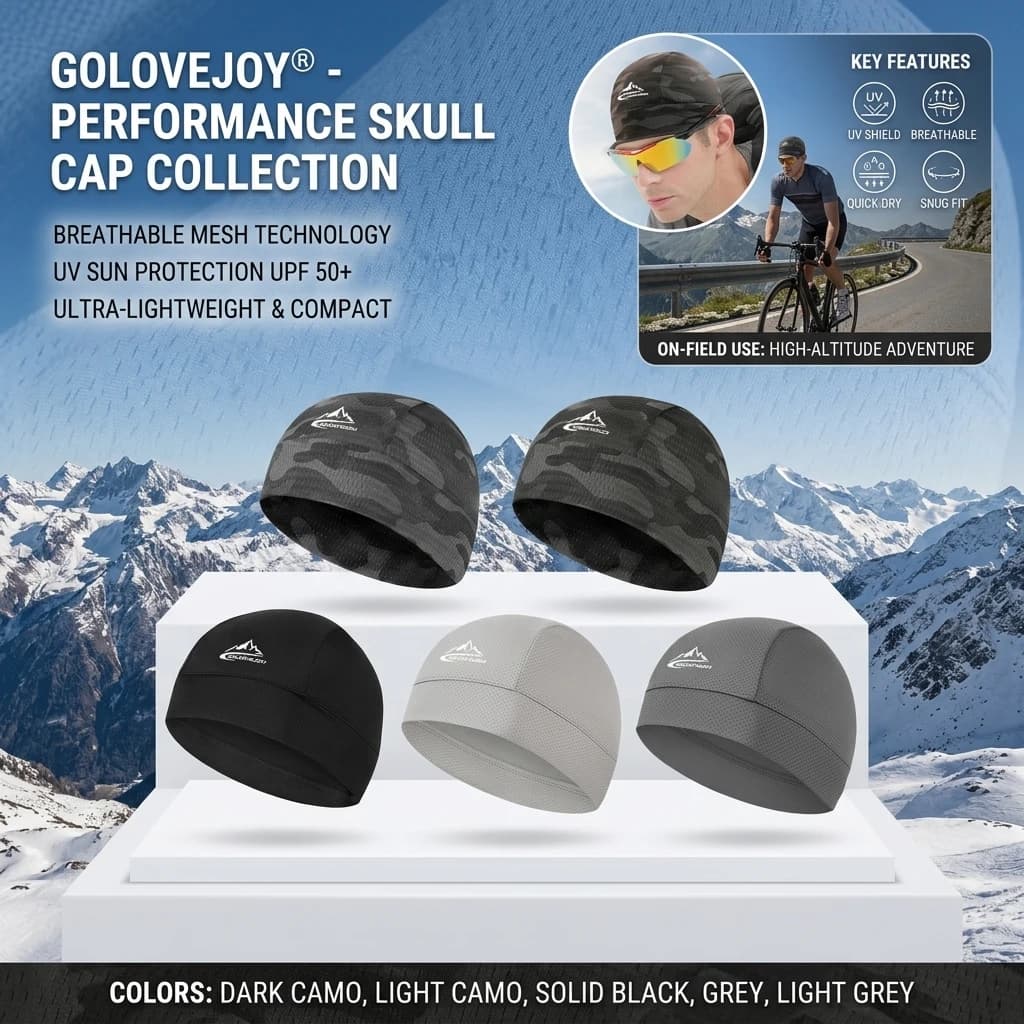 Summer Ice Silk Quick Drying Melon Skin Hat Unisex Running Sports Bike Inner Lining Cap Breathable Outdoor Cycling Headwear