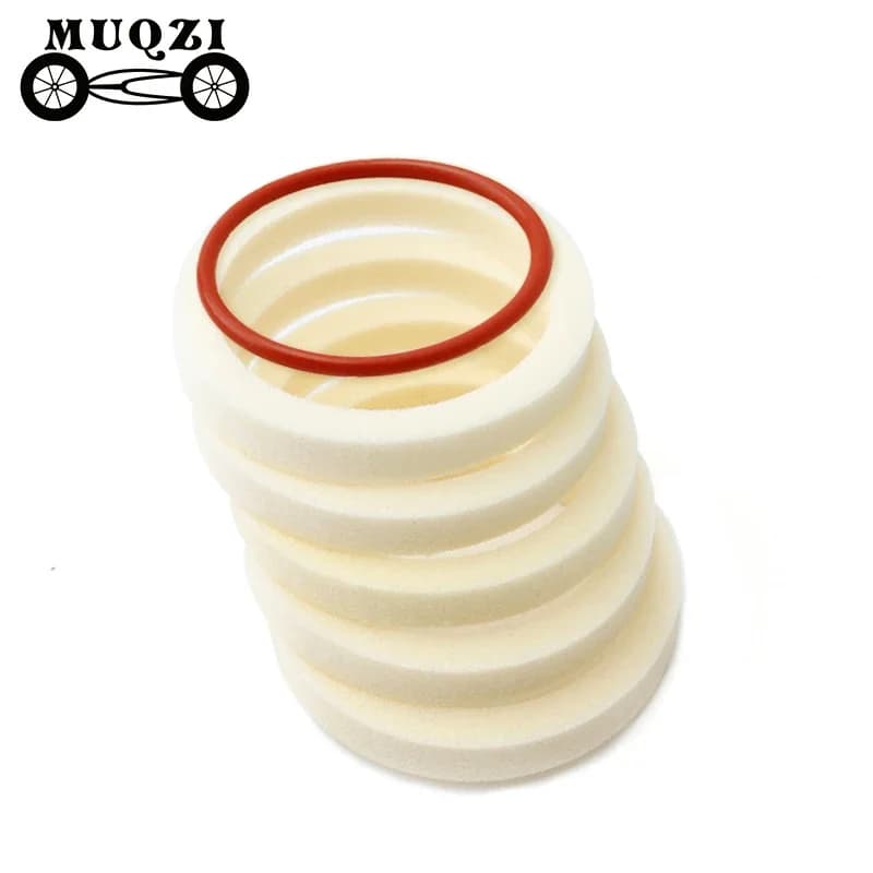 MUQZI 10PCS MTB Bike Fork Maintenance Sponge Ring Suspension Fork Sealed Oil Lubricant Sponge Ring Accessories Cycling