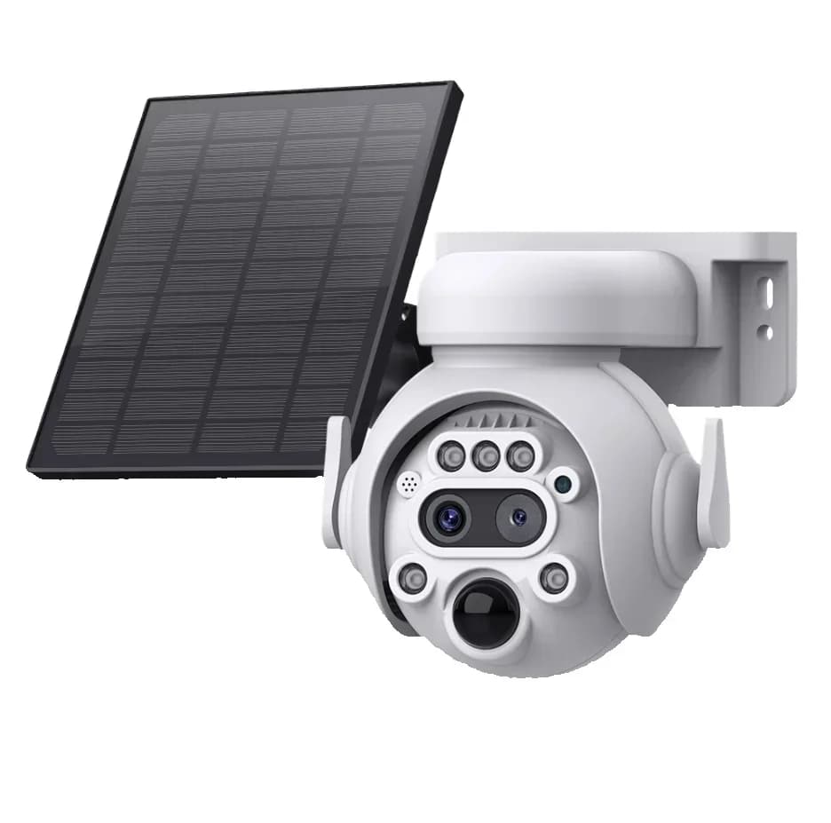 Telecamera di Sicurezza EDUP con Batteria Solare, Zoom 12X, PTZ, Video 4G Wifi, Telecamera IP da Esterno Impermeabile HD
