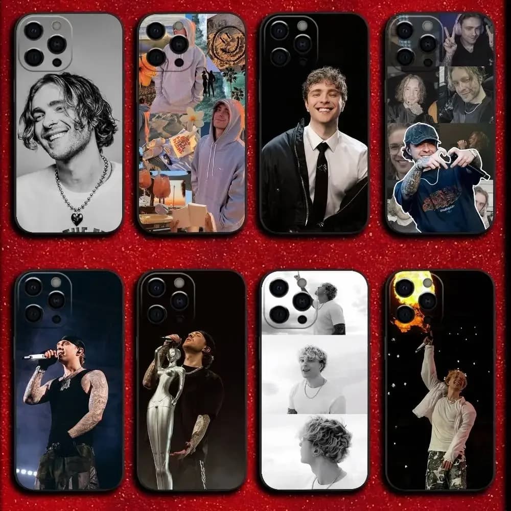 Cover Nera E-Egor Singer K-Kreed per iPhone 17, 16, 15, 14, 13, 12, 11, Pro, Max, Plus, E, SE4, Air, Mini