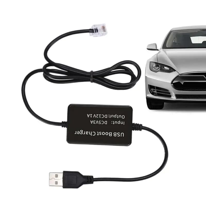 USB cable to Rj11 USB cable to Rj11/DC 3.5 Radar detector Power cord USB plug thickened Connect to car charger Fit to most radar