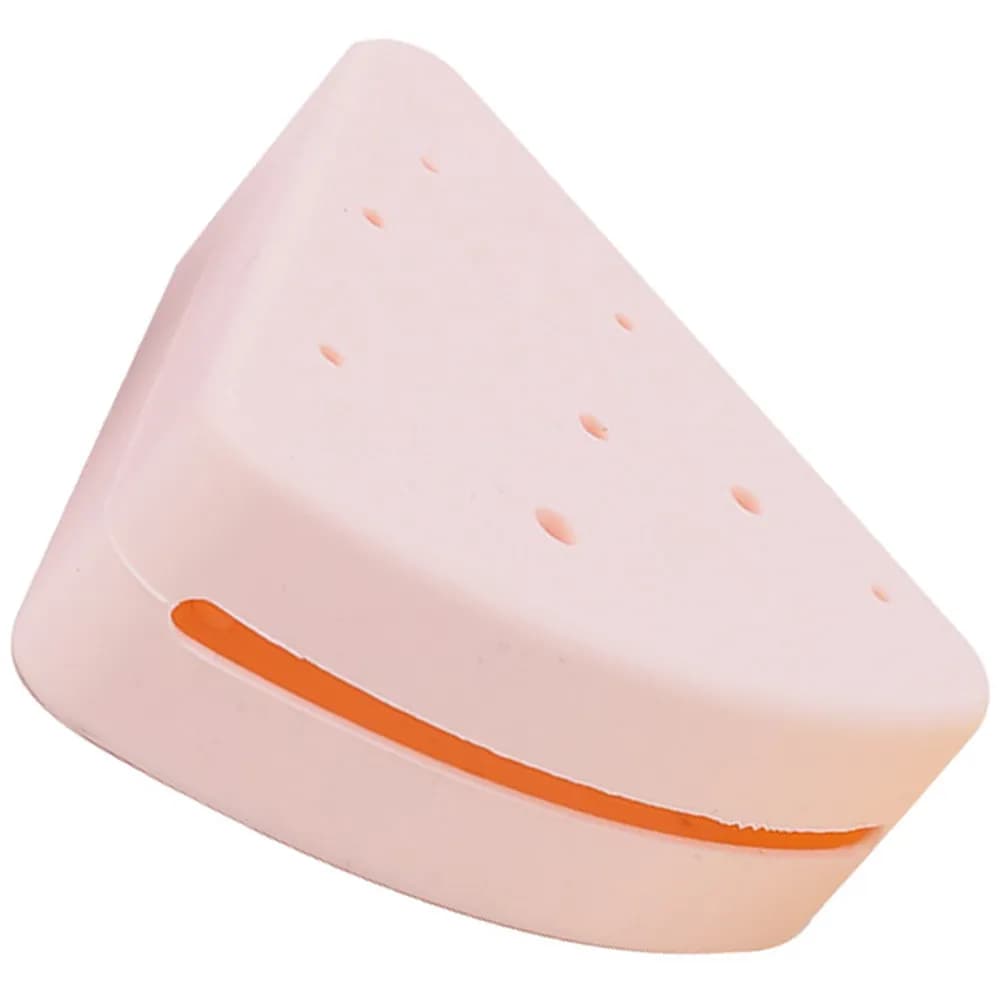 Silicone Fitting Sponge, Triangular Box for Preserving Puff, Puff Organizer, Travel Laptop
