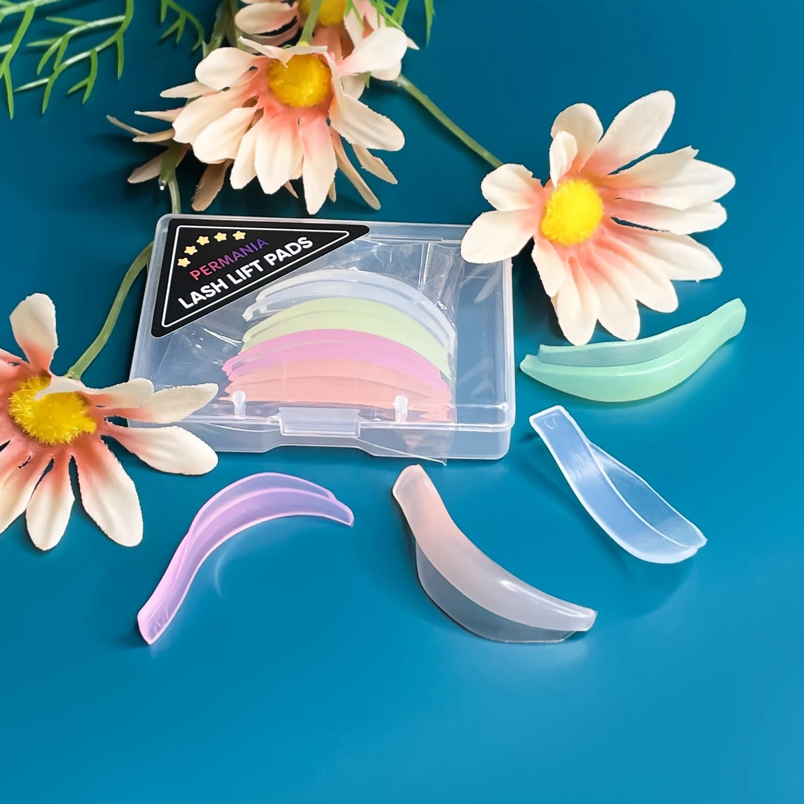 PERMANIA Gelatina 4 Formati Ciglia Permanente Bigodino Sollevamento Pad Ciglia Perm Pad Aste Per LashLift Silicone Per Ciglia Strumento di Trucco