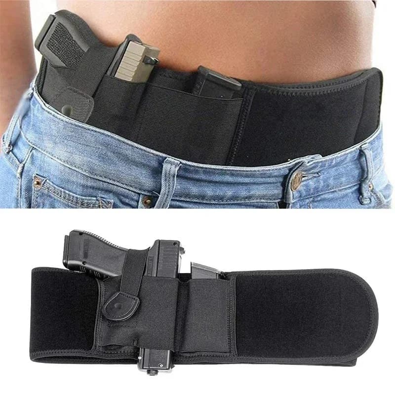 Tactical Shoulder for Shoe Bag Invisible Belt Case for Gun in Life with Hidden Elastic Belt for Hunting Load G17 G19