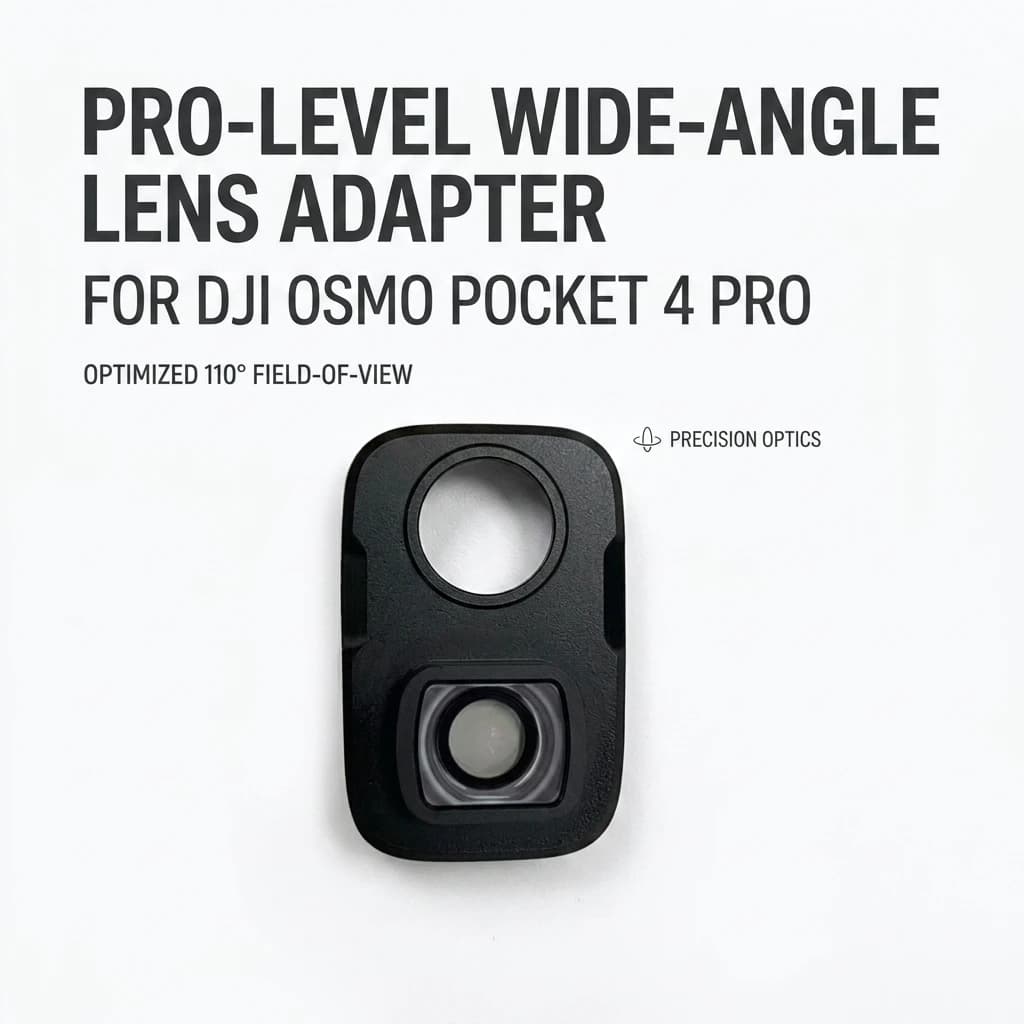 For Osmo Pocket4P Sports Camera Wide-Angle Lens 114° Recording And Shooting Expansion Lens for Action Cameras