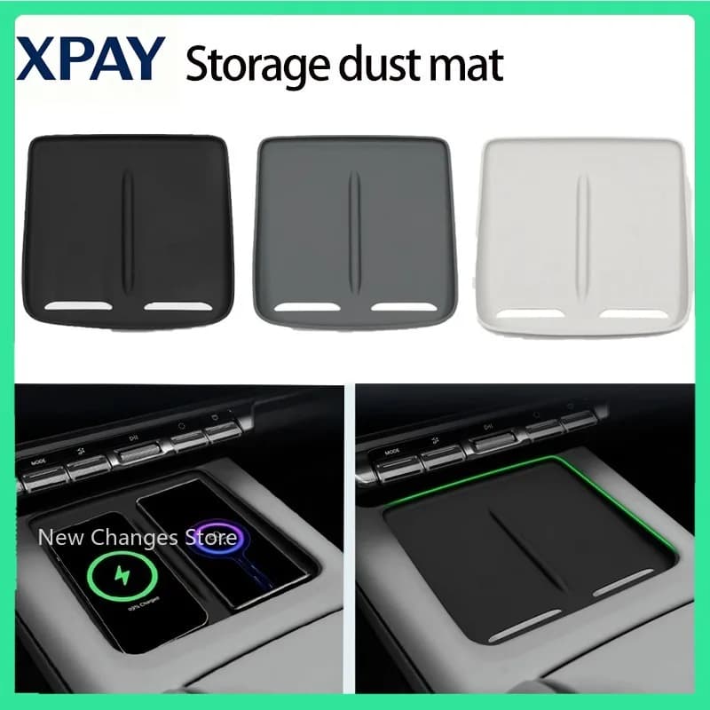 Nuovo Per Zeekr 7X 2024 2025 Pad Conservazione Centrale Tappetino Antipolvere Accessori Car Styling Controllo Centrale di Ricarica Senza Fili Del Silicone