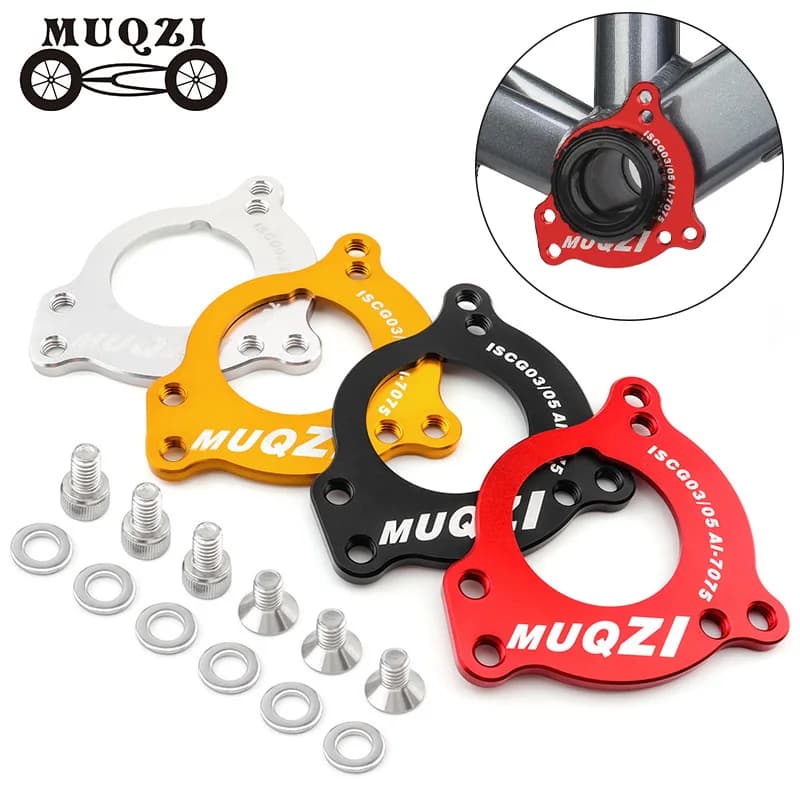 MUQZI mountain bike BSA center axis single disc chain stabilizer chain guide conversion seat BB lock to ISCG03/05