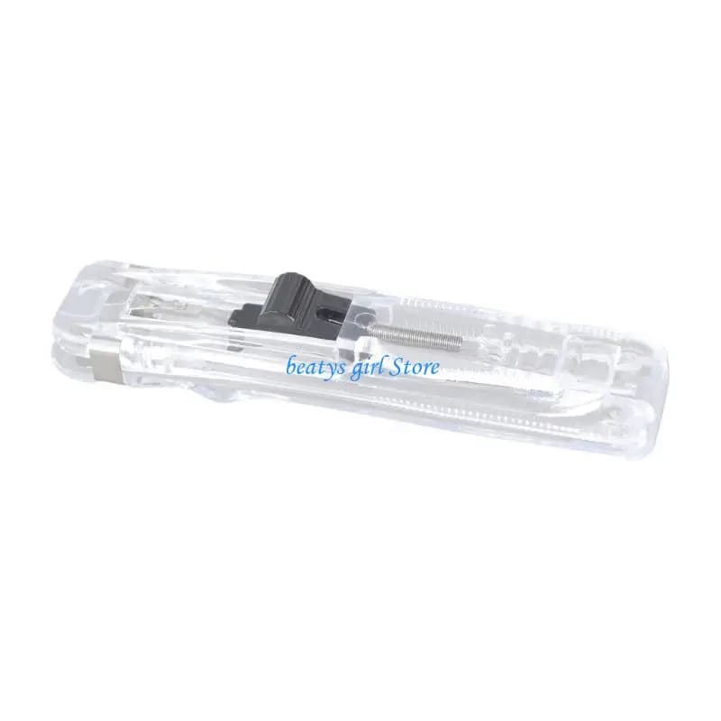 C7AB Dispenser clip per vongole portatile Dispenser clip per vongole riutilizzabile Pinzatrice a spinta Clip per Morsetti