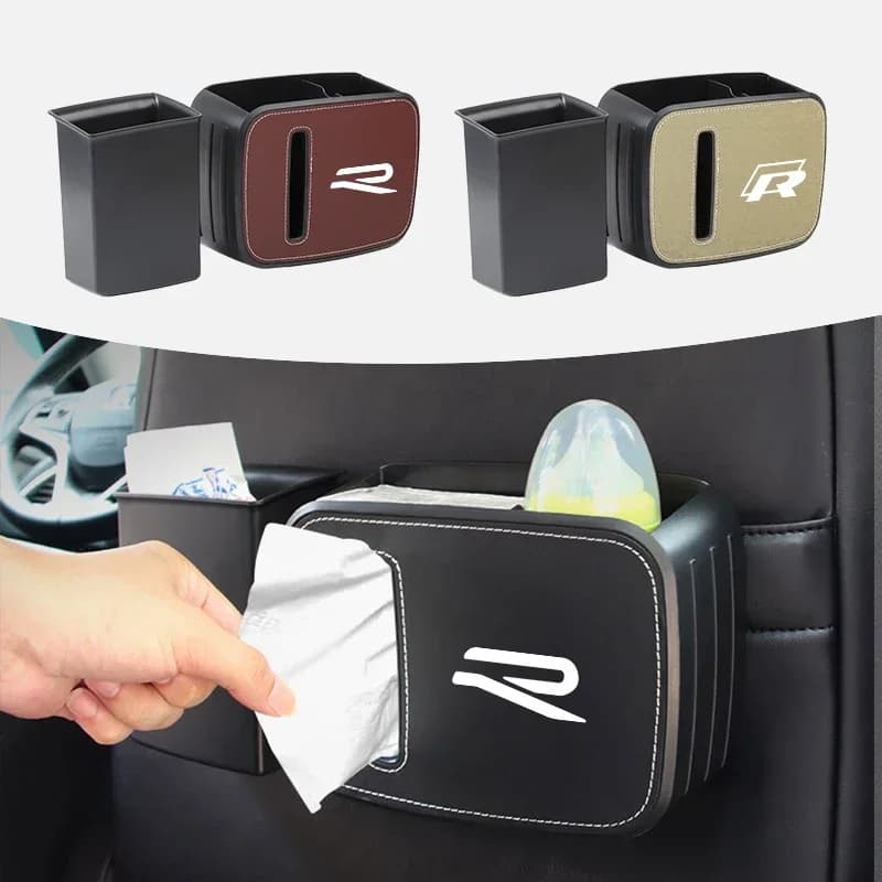 Multifunzionale seggiolino auto schienale bidone della spazzatura scatola di immagazzinaggio Per Volkswagen Tiguan Bora POLO PASSAT CC Touran GOLF Jetta Arteon T-CROSS