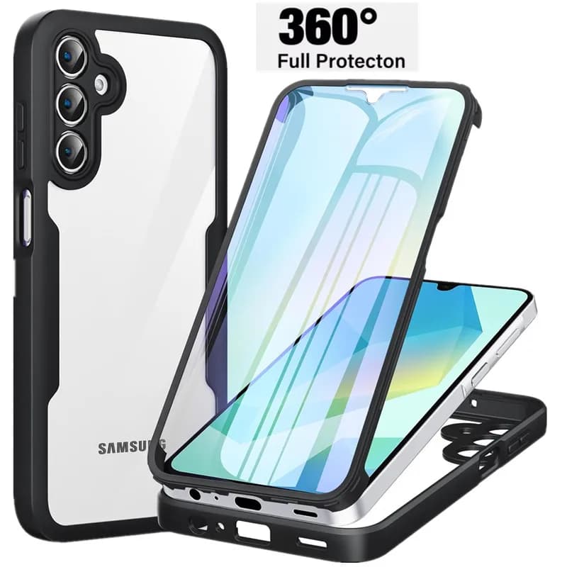 Full Body Protection Case for Samsung Galaxy A57 A37 A17 5G A56 A36 A26 A16 5G A55 A35 A25 A15 Protective Cover Funda Coque Capa