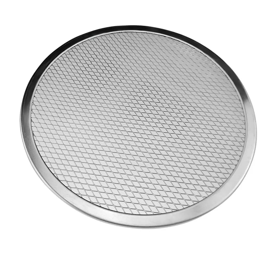 6-12 in High Quality Aluminium Mesh Bakeware for Oven Baking Kitchen Gadget Pizza Tools Pizza Screen Baking Tray Net
