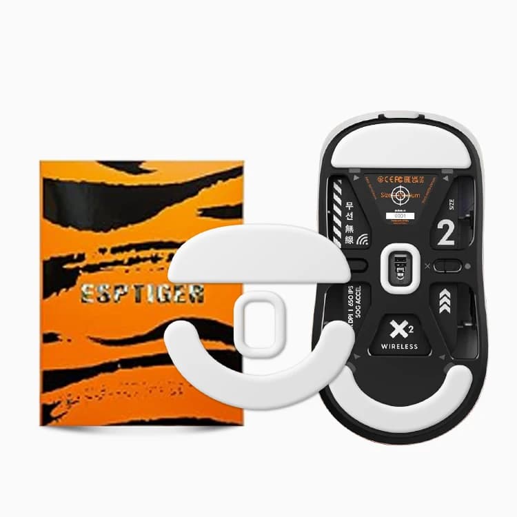 1 Confezione Originale di Piedini per Mouse Esports Tiger Gaming ICE V2 per Mouse Wireless PULSAR X2 / X2 Mini Wireless