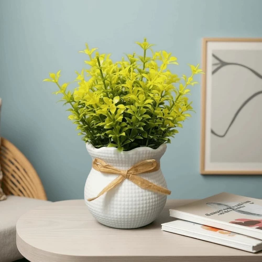 Desktop Ornament Bonsai Artificial Plants Plastic Home Decoration Simulation Plants Ornaments Fake Potted Flowers Office