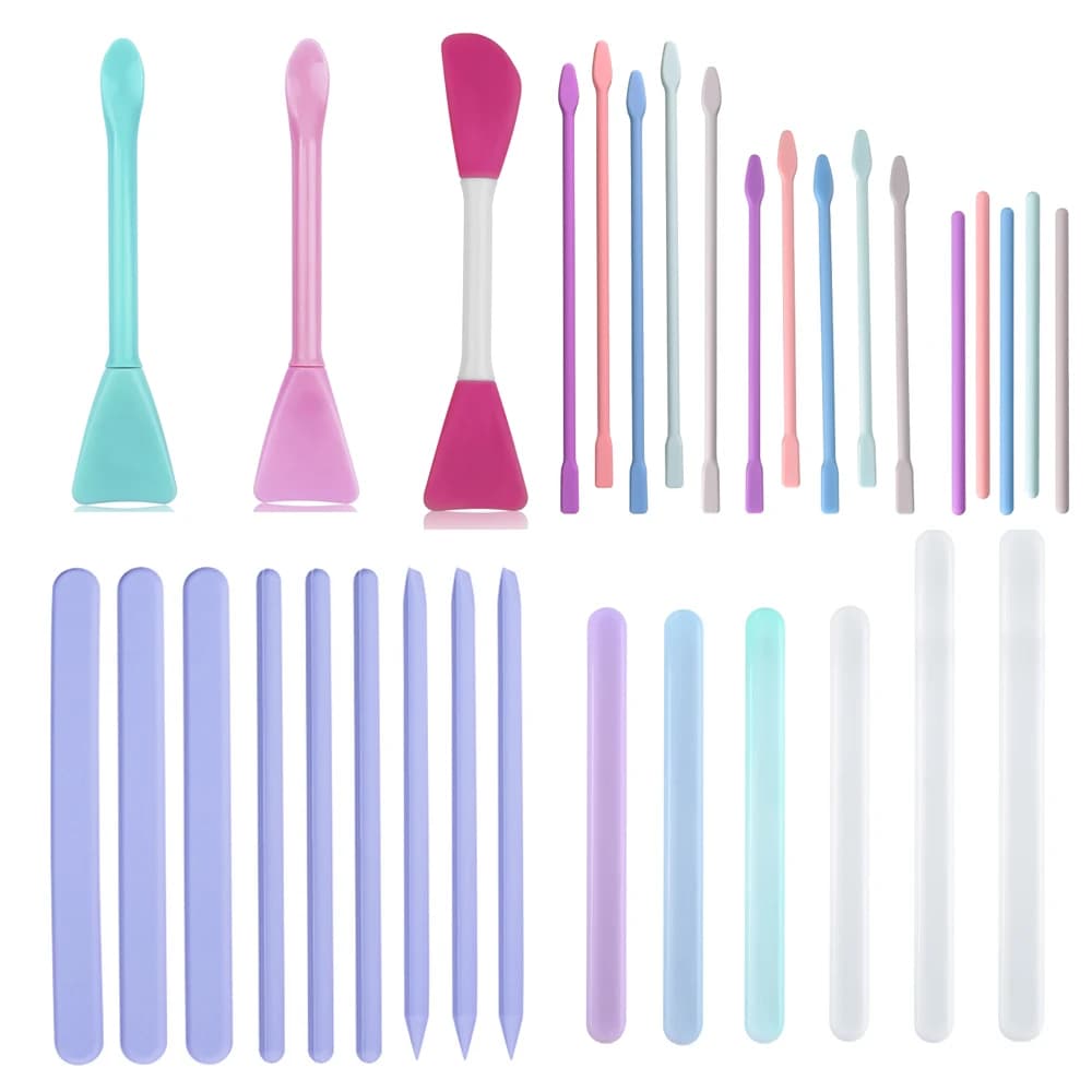 Multifunction Shaking Brush Soft Silicone Skull Powder Epoxy Resin Tools for DIY Resin Mold Easy to Clean DIY Crafts