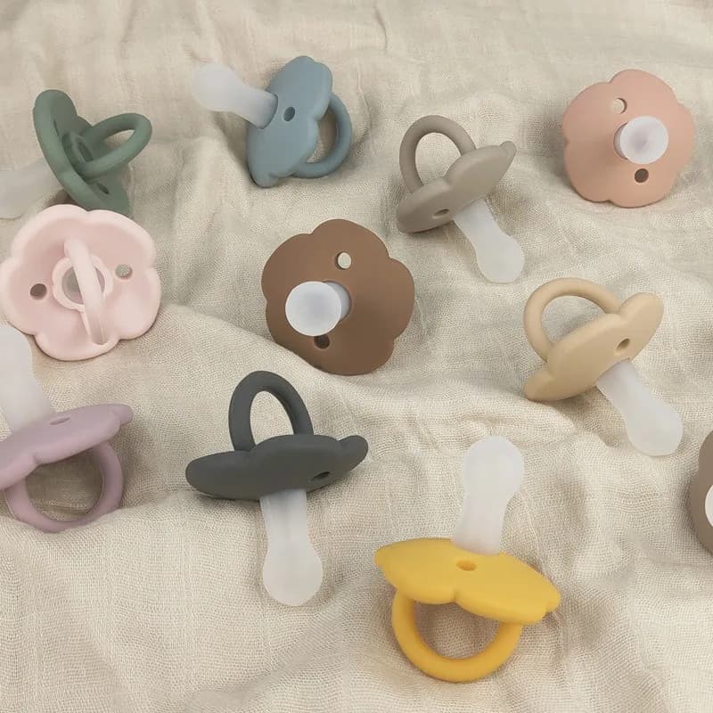 1PC Ciuccio per bambini Ciuccio in pizzo in silicone per bambini Anti-essiccazione Sonno Anti-flatulenza Accessori per prodotti materni e per bambini