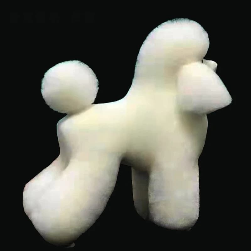 Poodle Skeleton, Realistic Synthetic Fur, Pet Grooming, Synthetic Fur, Practice Fur, Teddy Bear Dog Model