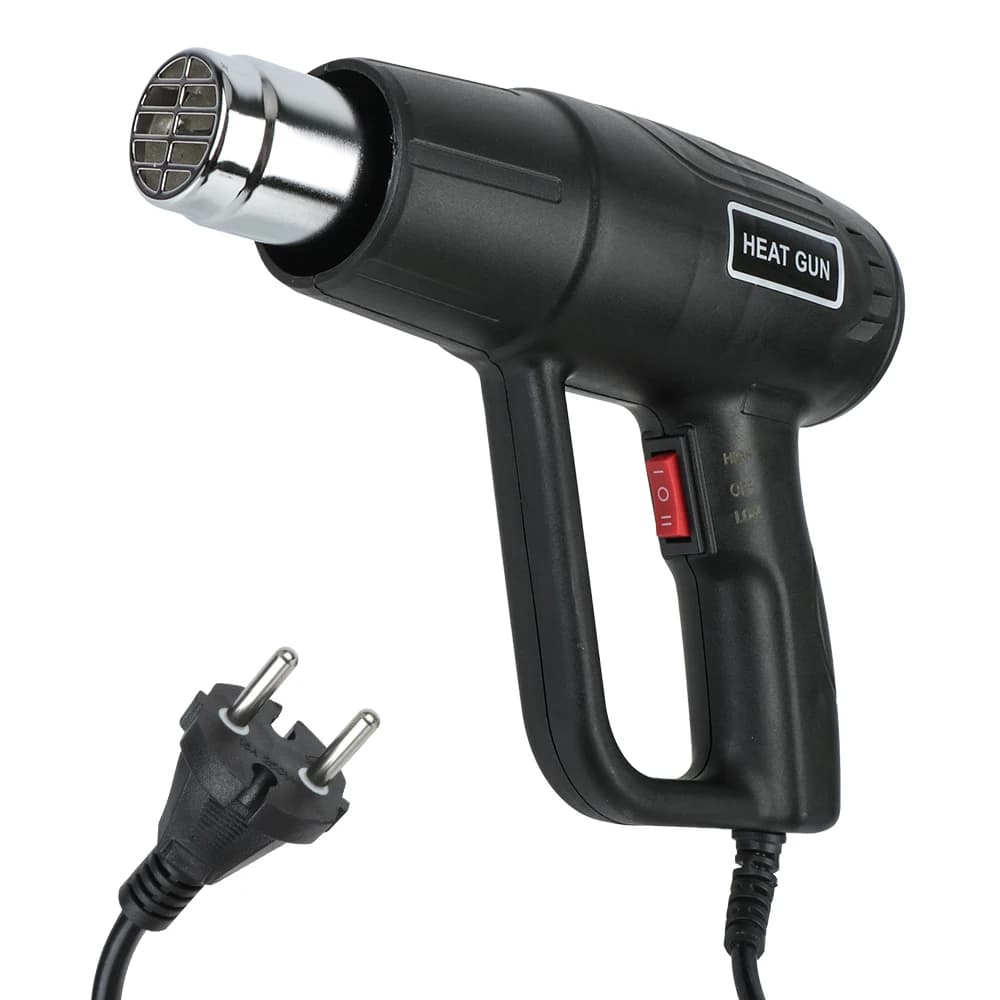 Asciugacapelli a temperatura variabile NO LCD pistola ad aria calda elettrica pistola termica 2000W 50HZ 60-600 ℃ utensile elettrico saldatura Wrap ventilatore riscaldatore