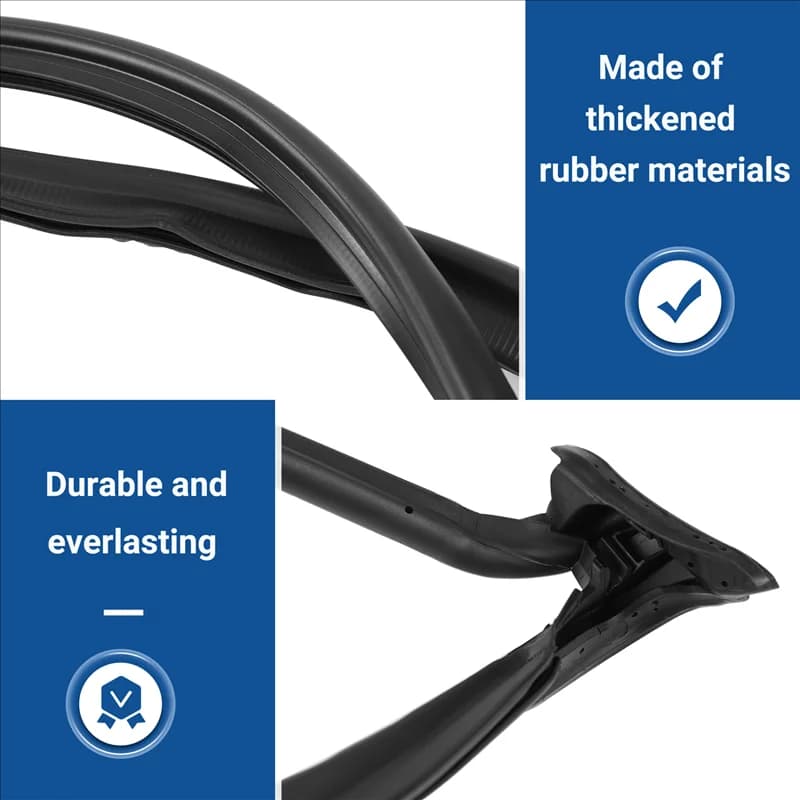 A58X-Striscia per parabrezza per Jeep Wrangler 2018-2023 Striscia di tenuta in vetro 68271695AI 68271695AC 68271695AA