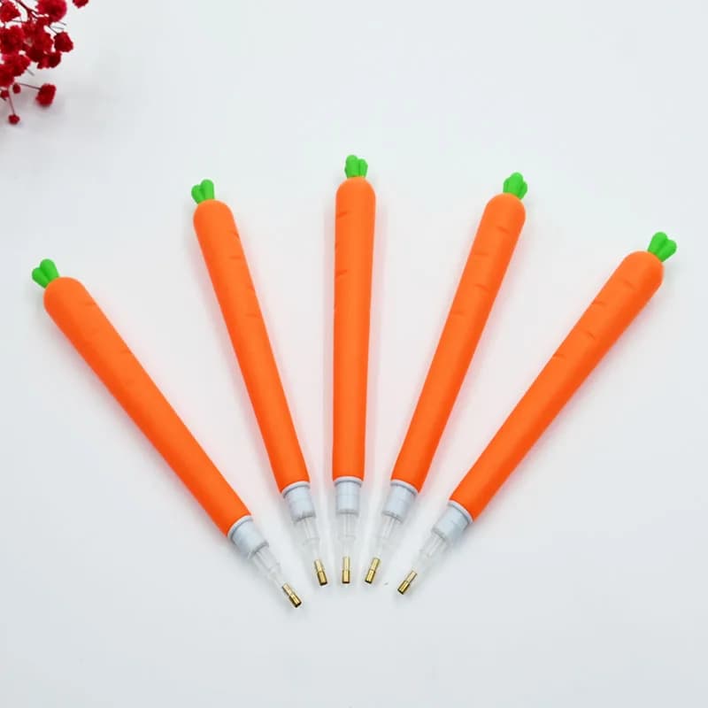 Strumenti di ricamo diamante penna di carota accessori per la pittura scatola di perline borsa per attrezzi con perline di plastica fai da te Kit di vassoi in plastica diamantata