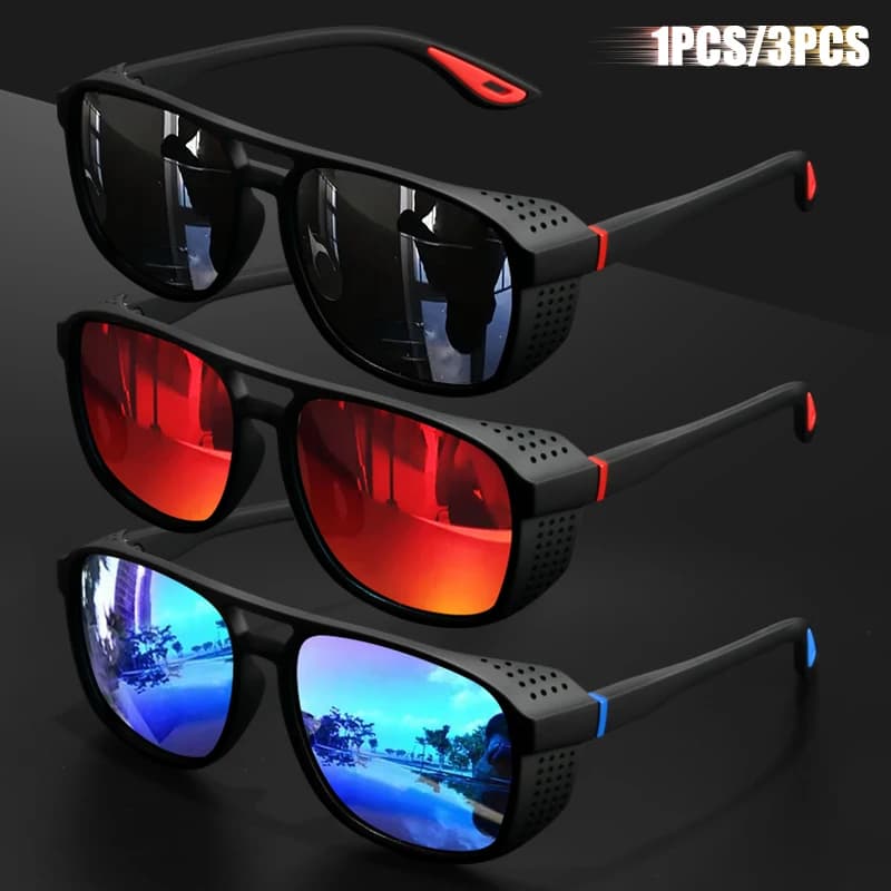 Occhiali da Sole Sportivi Polarizzati 1PC/3PC, Design Antivento Adatto per Ciclismo e Corsa all'Aperto - Occhiali Leggeri UV400