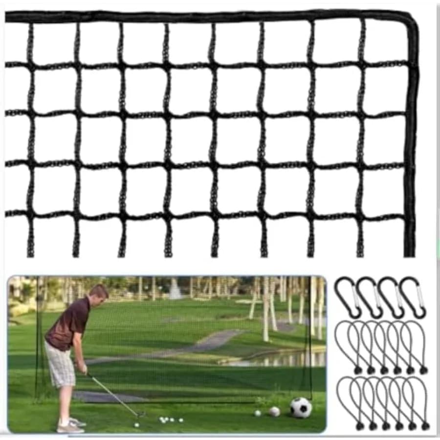 Rete da Golf 10Ft 15Ft 20Ft 25Ft 30Ft 40Ft, Rete da Allenamento Sportiva, Rete Barriera per Pratica, Rete Robusta per Palline, Rete da Golf per Allenamento