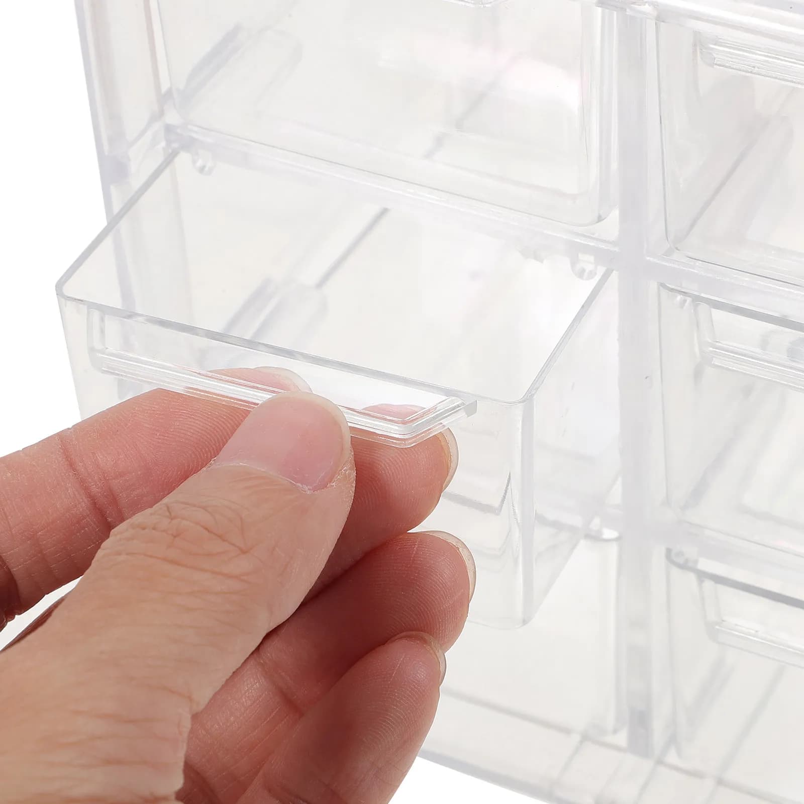 Organizer da Scrivania con Cassetti e Griglie Rimovibili per Gioielli, Trucchi, Accessori e Piccoli Oggetti Artigianali